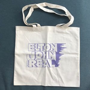Rare Realisation Par For Real Elton John Canvas tote